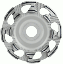 Samedia Diamantschleifteller mit SHOXX Segmenten - Schnell - Robust - Sicher!